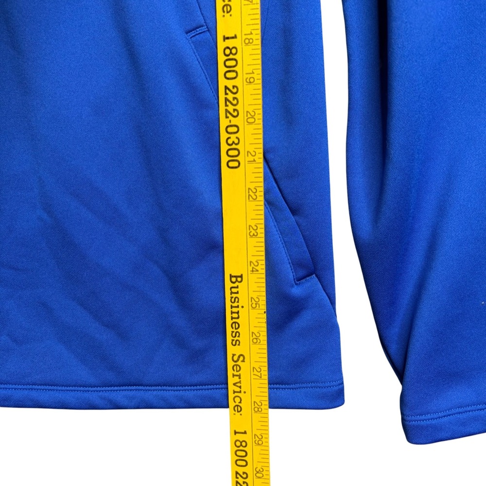 Capelli Sport SOCA Soccer Hoodie Mens Large Blue CS-Dry Pullover AGA-6047 - Picture 8 of 9